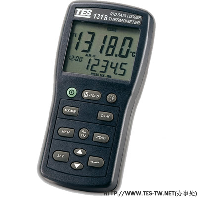 TES-1318双通道铂电阻温度计（高精度）